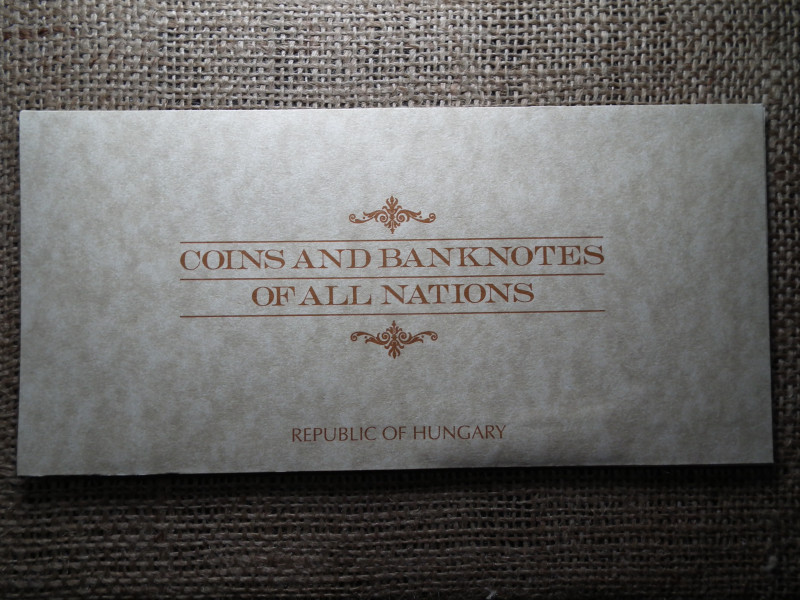 100 Forint 1995 UNC  bankjegy bliszter 1991 50 fillér érmés boríték , bliszter  ! Ritka