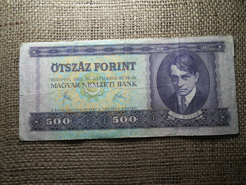 500 forint 1980 , szép 