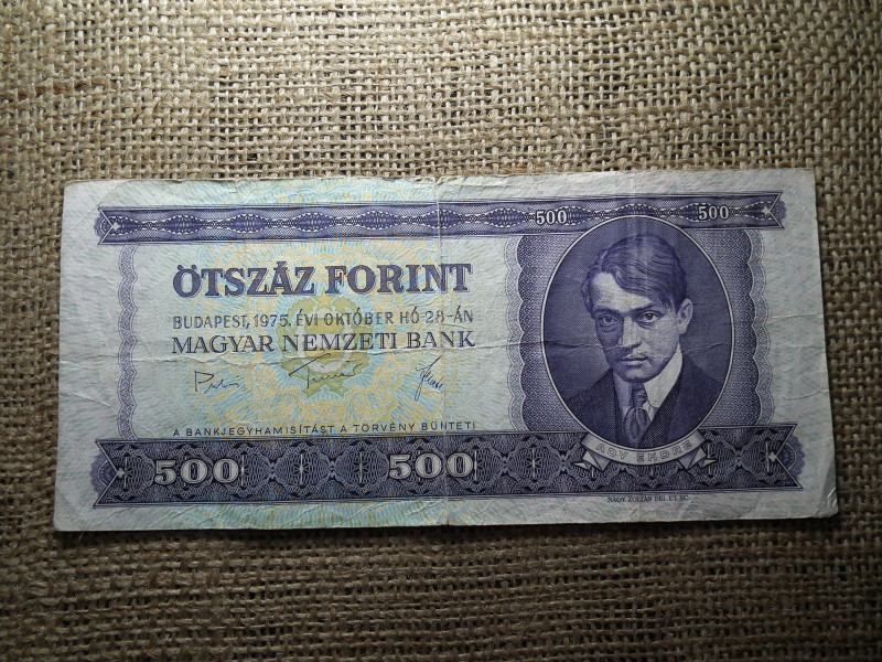 500 forint 1975 , szép 