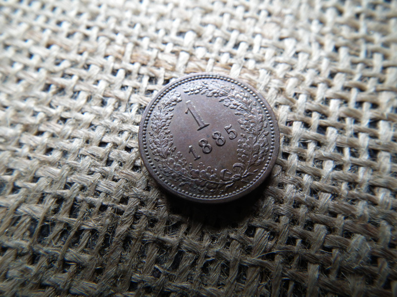 1 krajcár 1885