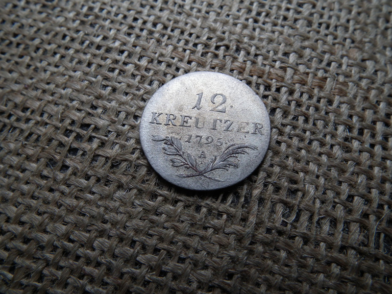 12 krajcár 1795 A , krützer , ezüst
