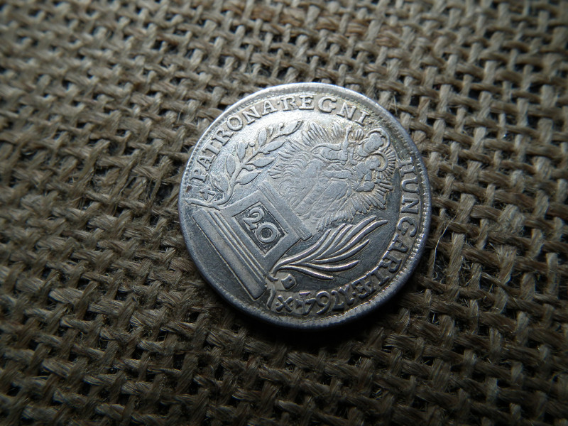 Mária Terézia , ezüst 20 krajcár 1764 KB