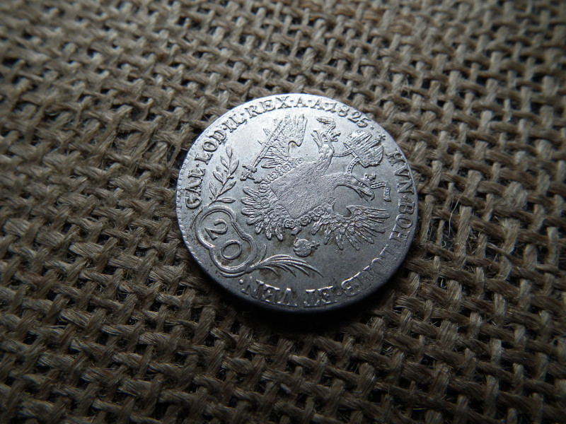 Ezüst 20 krajcár 1825 E