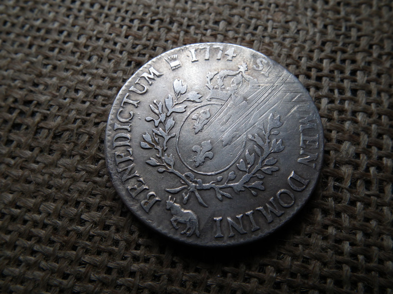 Franciaország , ezüst 1 ecu 1774 , écu , Louis XV