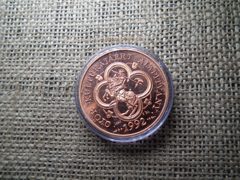 Lebó Ferenc (1960-) 1992. Győr Kultúrájáért Alapítvány 1992 bronz emlékérem