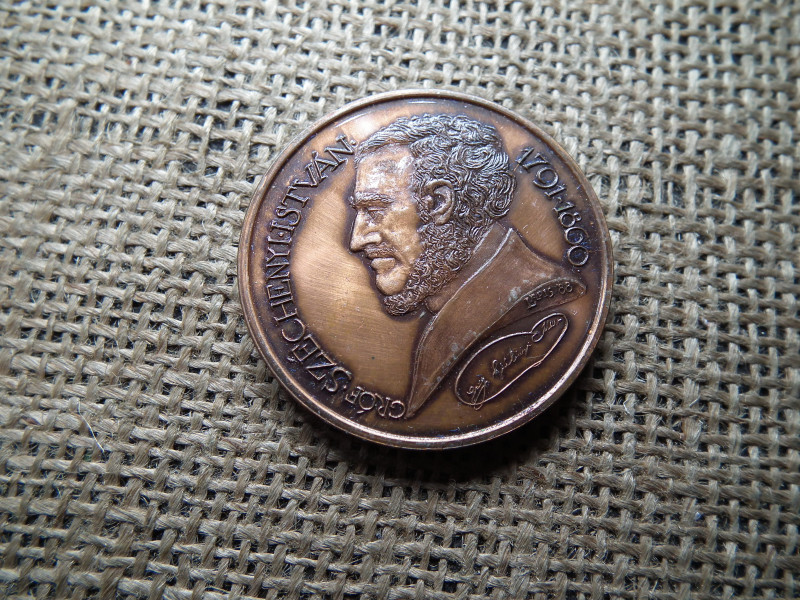 Gróf Széchenyi István emlékérme U&C 1988