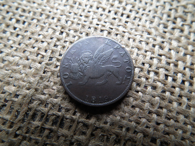 Jón-szigetek › Jón-szigetek Egyesült Államai , 2 lepta 1819 , III. György ( 1810–1820 )