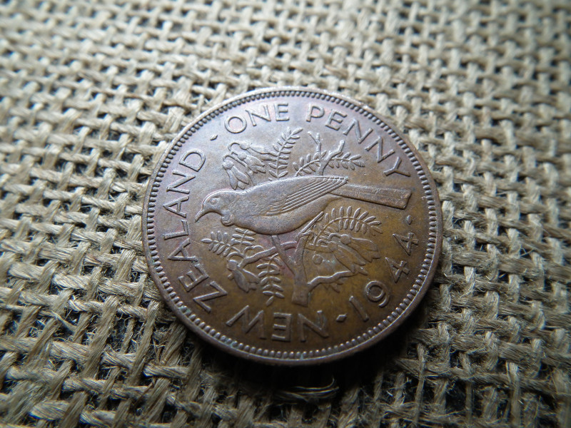 Új Zéland 1/2 Penny 1944 - VI. György 1. típus