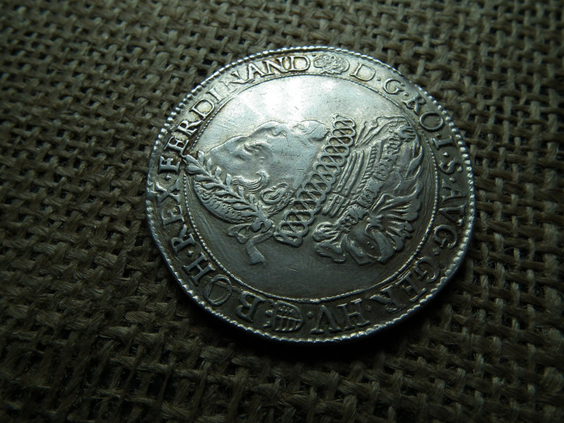 Ferdinánd ezüst tallér 1636 KB  , füles volt