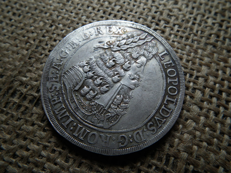 Lipót , ezüst tallér 1699 , nagyon szép