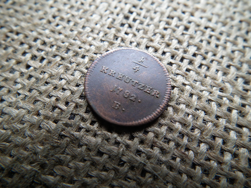 József 1/4 , 1/2 , 1 krajcár 1782 B  trió