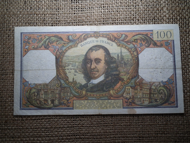 Franciaország 100 francs 1974 , frank 