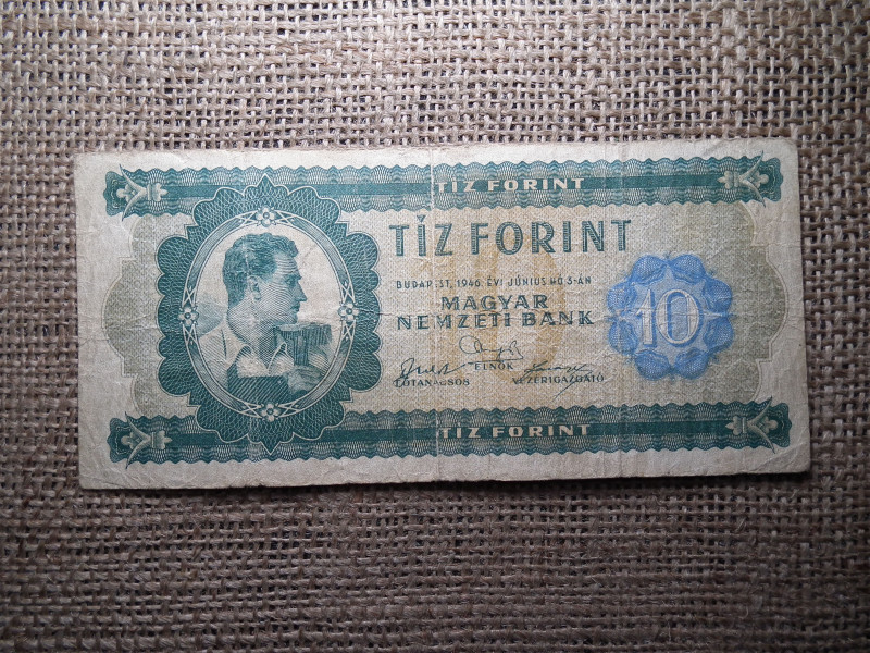 10 forint 1946 , eredeti tartás , ritka ! 