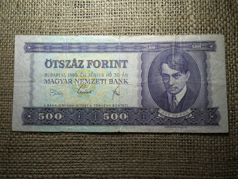 500 forint 1969 