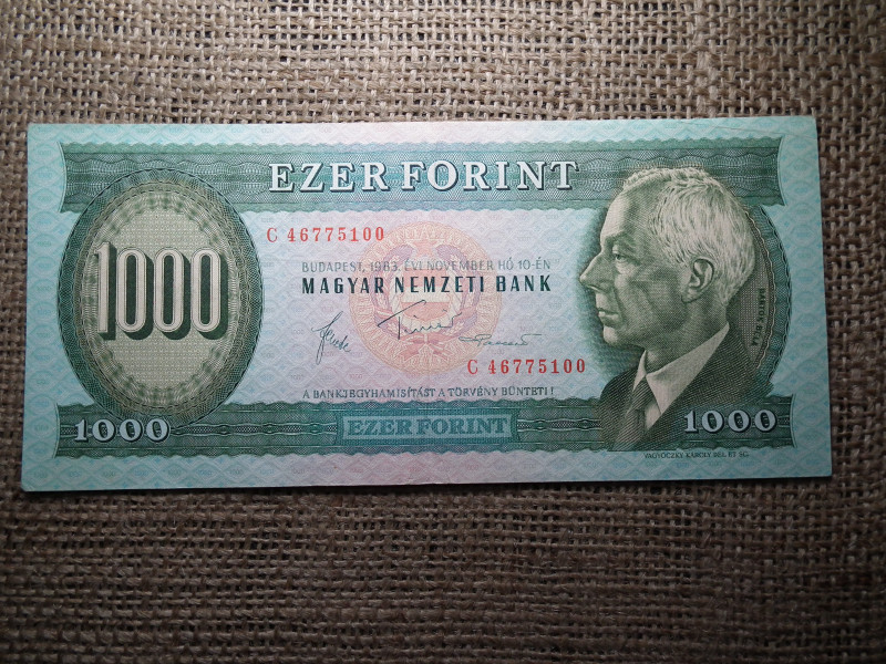 1000 forint 1983 C