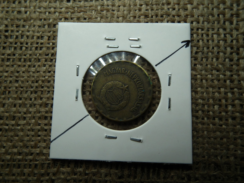 2 forint 1979 , verdehibás , elfordult ! Hibás