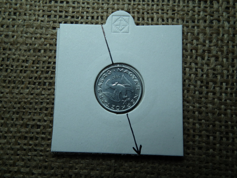 10 fillér 1987 , verdehibás , elfordult ! Hibás