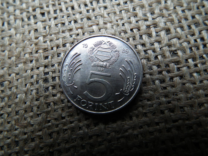 5 forint 1989