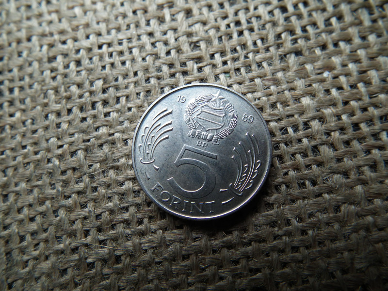 5 forint 1989