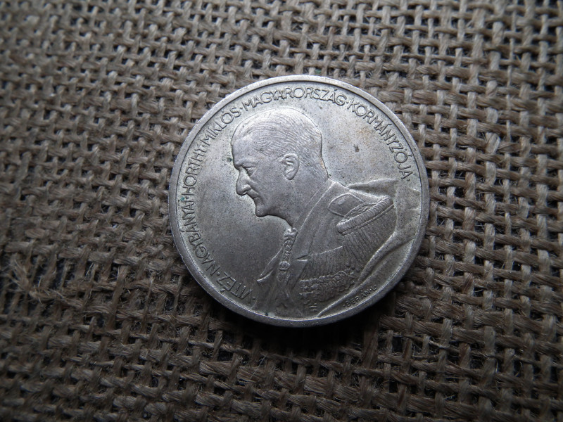 Ezüst 5 pengő 1939 , Horthy Miklós