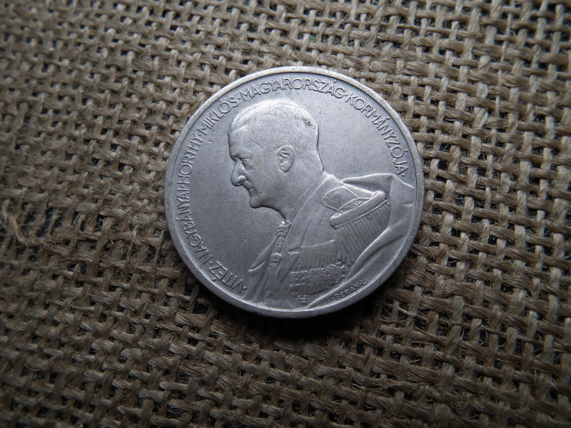 Ezüst 5 pengő 1939 , Horthy Miklós