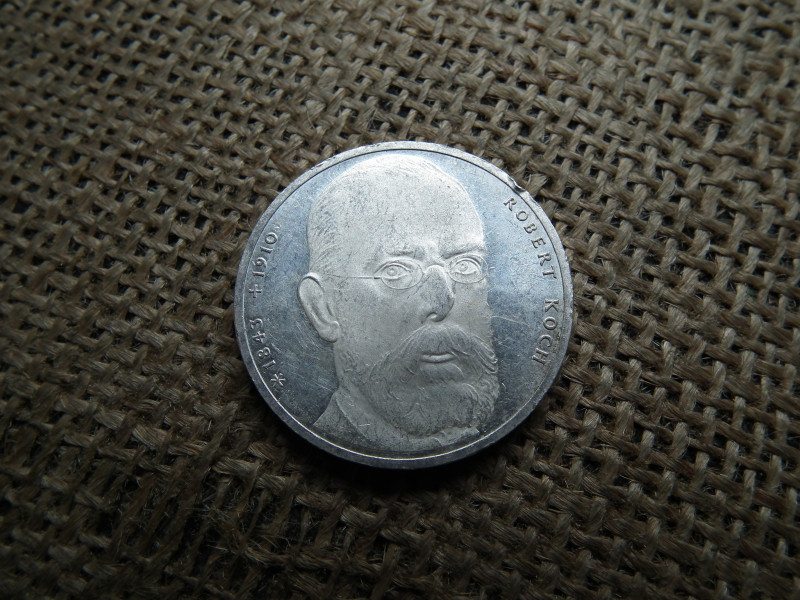 Németország , ezüst 10 márka 1993 J