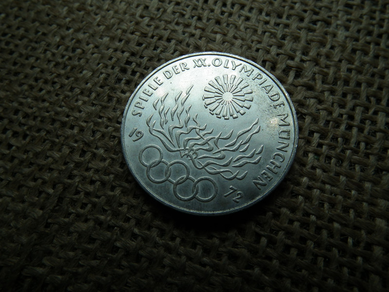 Németország , ezüst 10 márka 1972 D