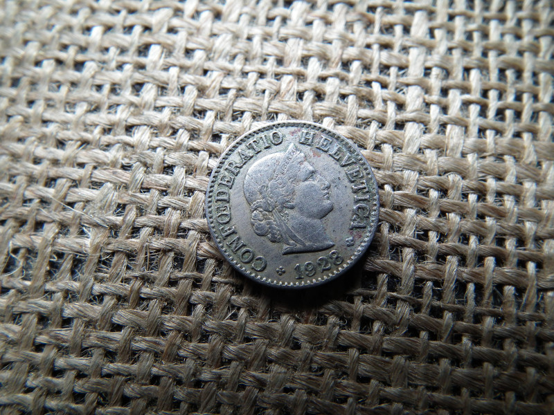 Svájc , 5 rappen 1928 