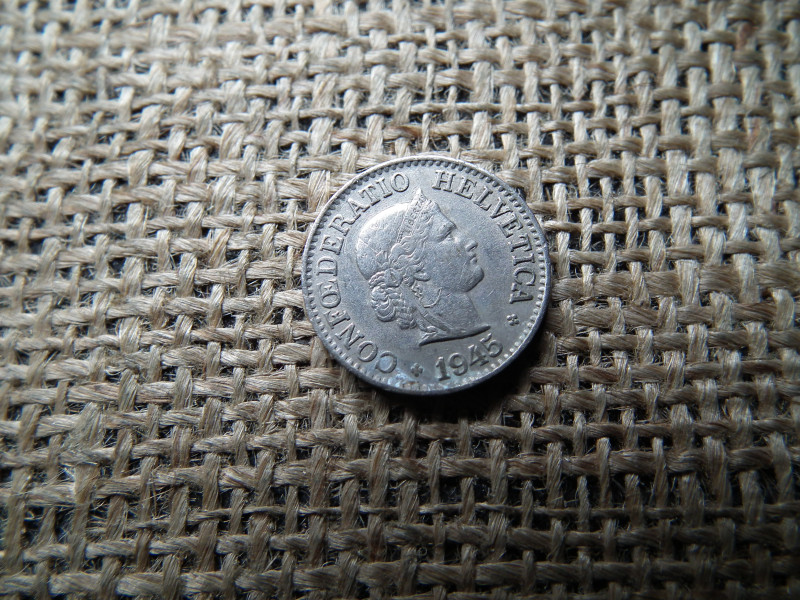 Svájc , 10 rappen 1945