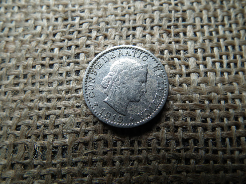 Svájc , 20 rappen 1919
