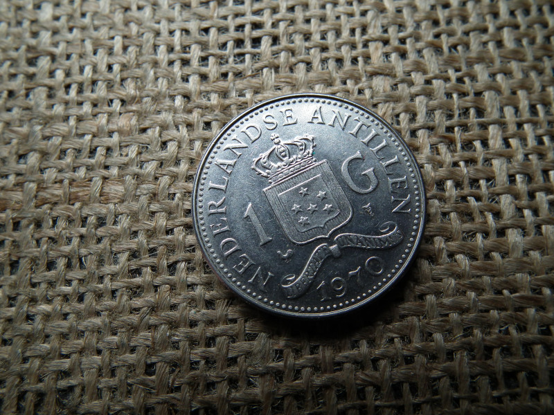 Holland Antillák 1 gulden 1970 