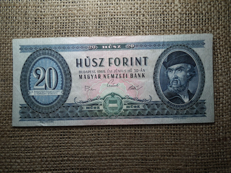 20 forint 1969