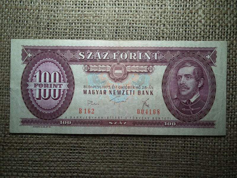 100 forint 1975