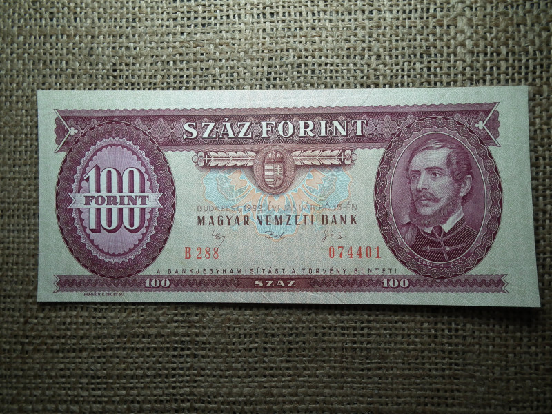 100 forint 1992