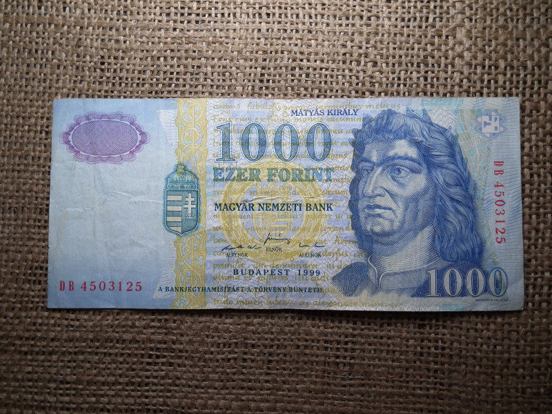 1000 forint 1999 DB