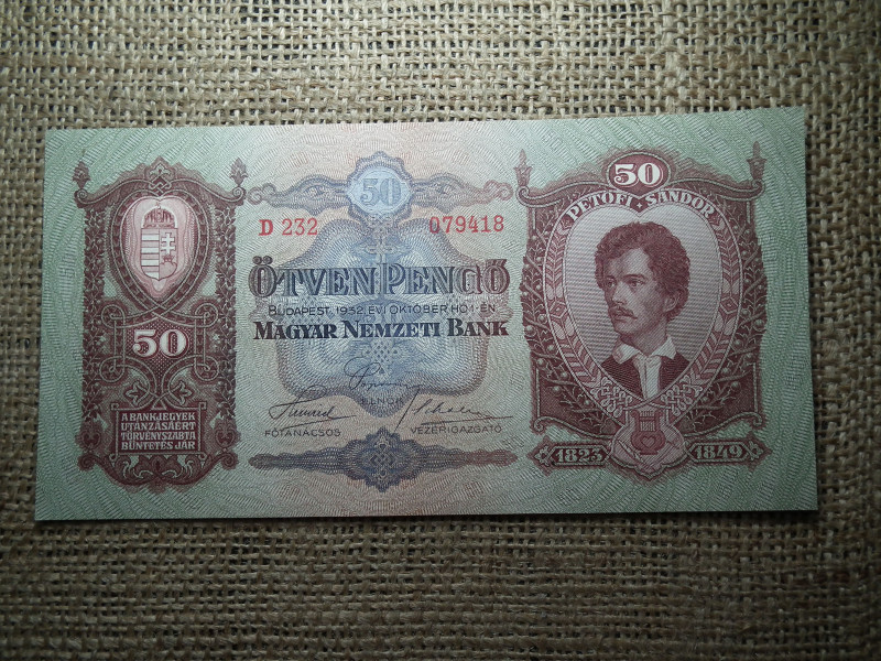 50 pengő 1932 , gyönyörű 
