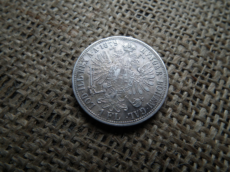 Ferenc József , ezüst 1 florin 1879