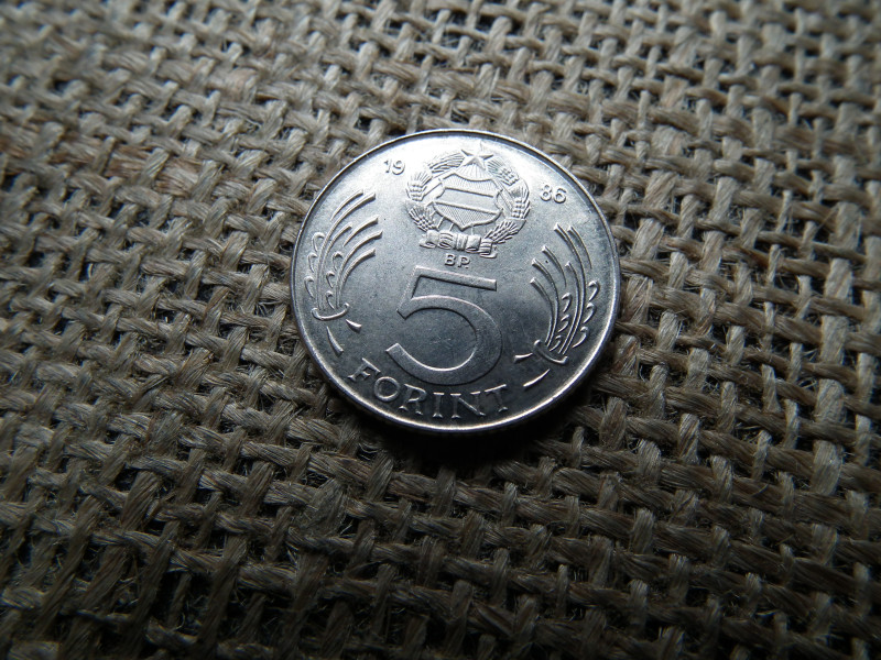 5 forint 1986