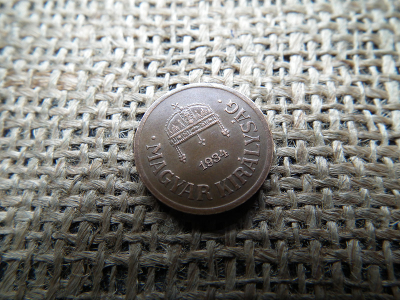 2 fillér 1934 , extra !