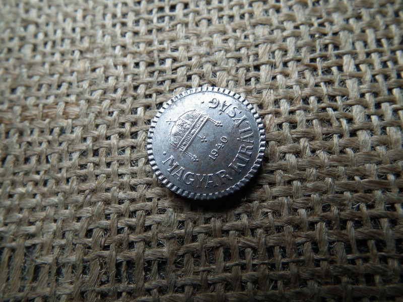 2 fillér 1940 , extra ! Vas , rovátkolt 