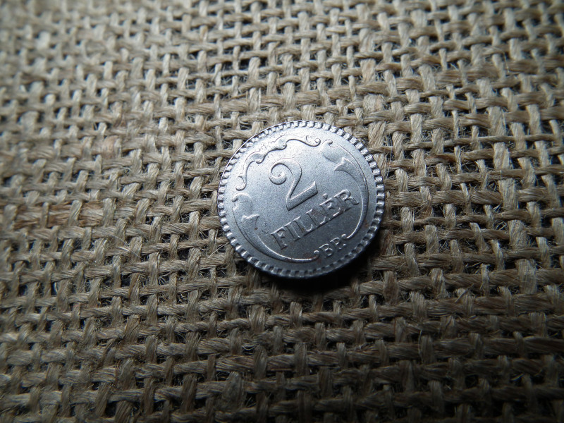 2 fillér 1942 , extra ! Vas , rovátkolt 