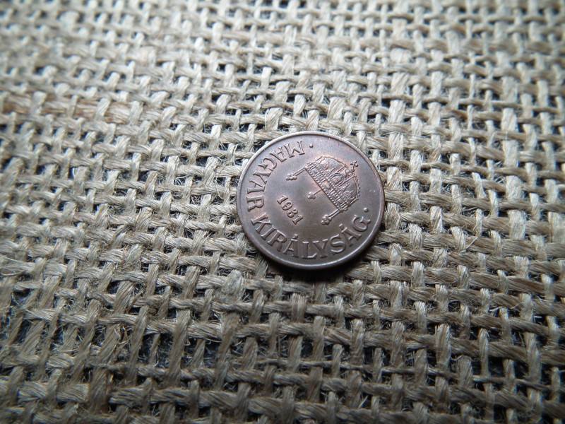 1 fillér 1931 , extra ! 