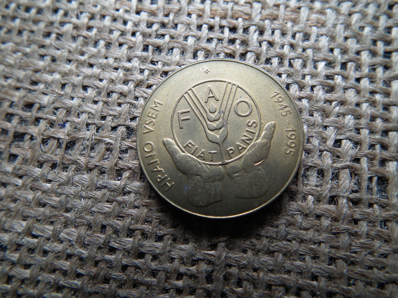 Szlovénia 5 tolarjev 1995 , FAO 