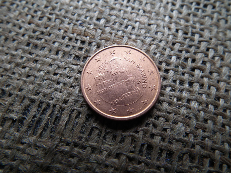 San Marino 5 euró cent 2005 , euro 