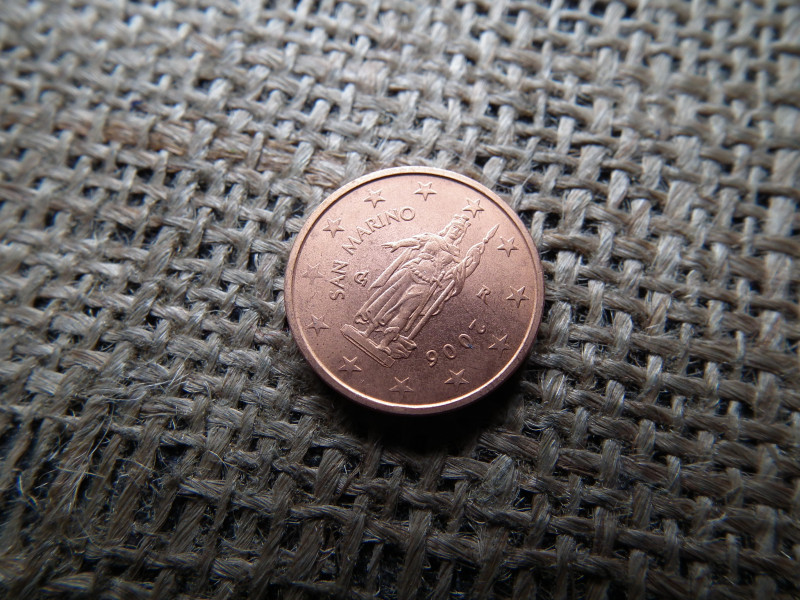 San Marino 2 euró cent 2005 , euro 