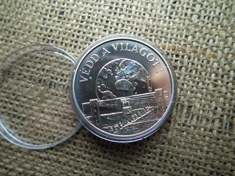 Ezüst 1000 forint 1994 BU , Védd a világot 