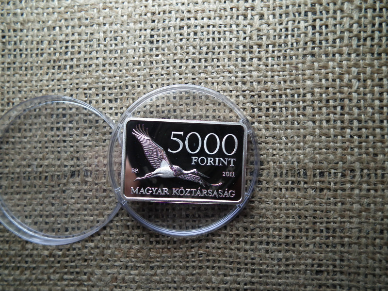Ezüst 5000 forint 2011 PP , Duna - Dráva nemzeti park 