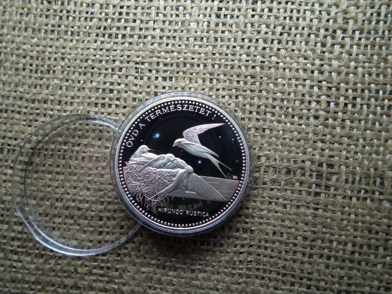 Ezüst 2000 forint 1998 PP , Óvd a természetet 