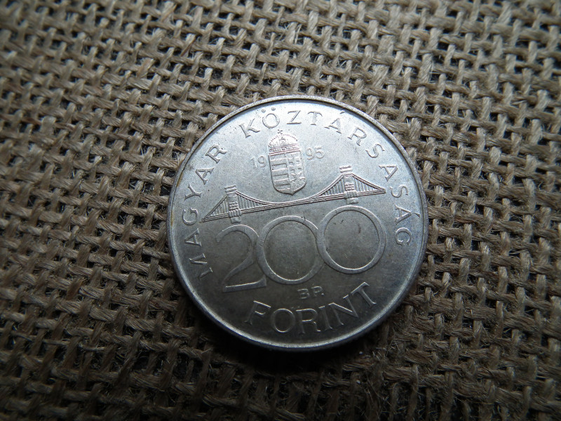 Ezüst 200 forint 1995 , ritkább 