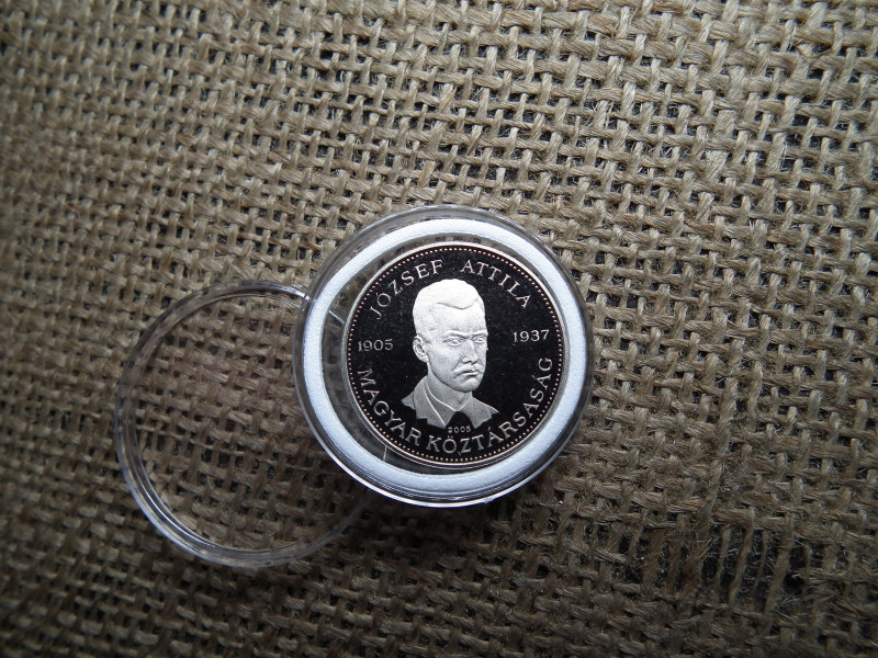 József Attila 10 forint 2005 PP , ritka 